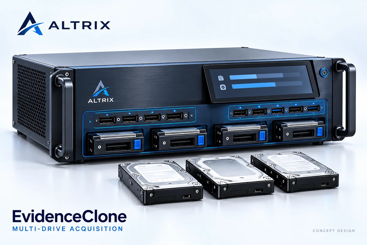 Altrix EvidenceClone — Product concept illustration
